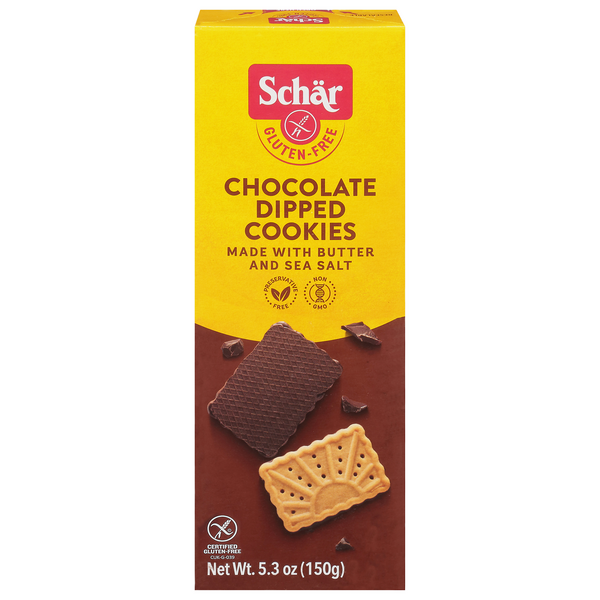 Save on Schar Chocolate Dipped Cookies Gluten Free Order Online