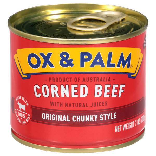 Ox & Palm Corned Beef Original Chunky Style