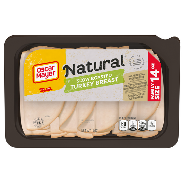 Save on Oscar Mayer Natural Slow Roasted Turkey Breast Sliced Family