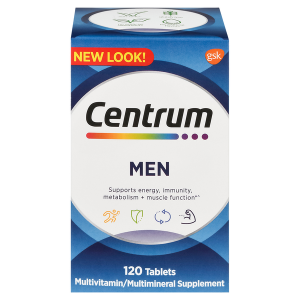 Save on Centrum Men's Multivitamin/Multimineral Supplement Tablets