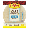 Old El Paso Carb Advantage Soft Tortilla Rounds - 8 ct