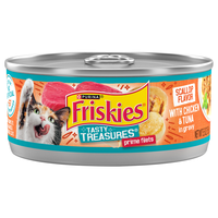 Friskies Tasty Treasures Prime Filets Chicken & Tuna Adult Wet Cat Food