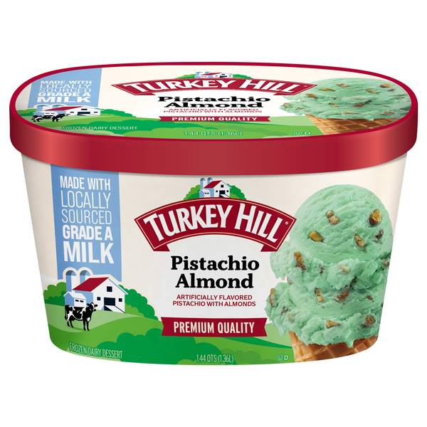 Turkey Hill Pistachio Almond Frozen Dairy Dessert
