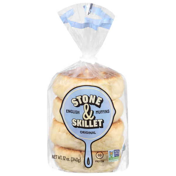 Stone & Skillet Original English Muffins - 4 ct