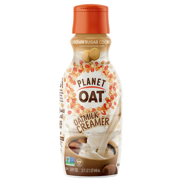 Planet Oat Brown Sugar Cookie Flavored Oatmilk Coffee Creamer