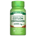 Nature's Truth 2000mg Concentrated Ceylon Cinnamon Quick Release Capsules