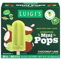 Luigi's Coconut Lime Hydration Mini Pops - 8 ct Frozen