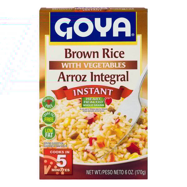 Goya Instant Brown Rice with Vegetables