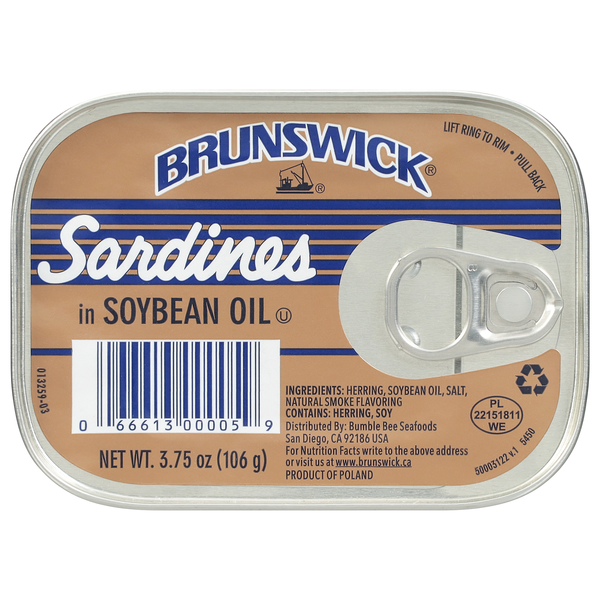 Brunswick Sardines in Soybean Oil