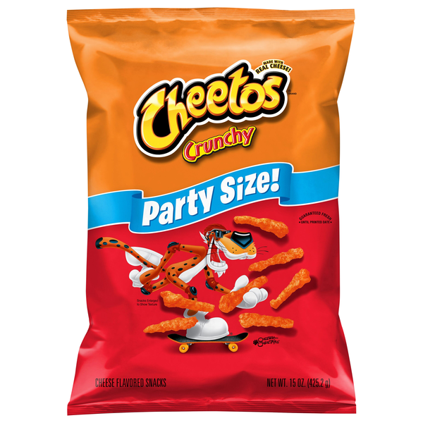 Cheetos Crunchy Cheese Flavored Snacks Party Size