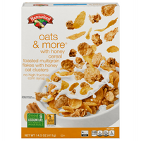 Hannaford Oats & More with Honey Cereal