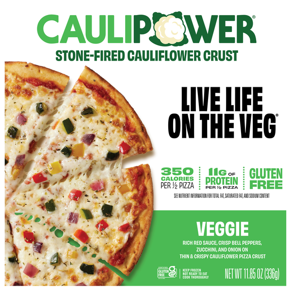 Caulipower Gluten Free Cauliflower Crust Veggie Pizza Frozen