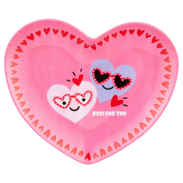 Smart Living Valentine's Day Heart Plate Eyes For You