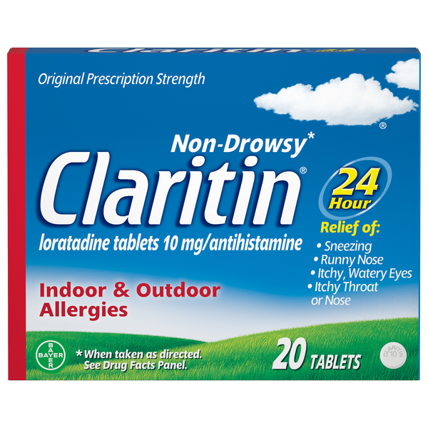Claritin Allergy 24 Hour Tablets Non Drowsy