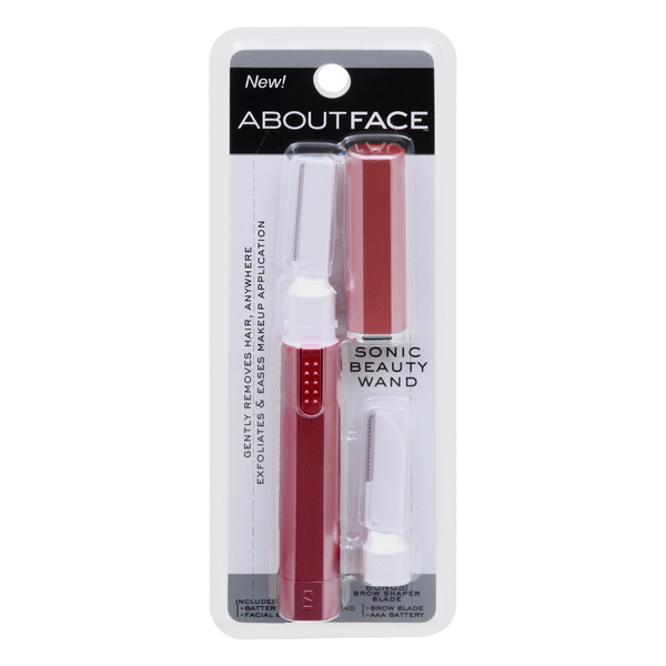 AboutFace Sonic Beauty Wand with Bonus Brow Shaper Blade