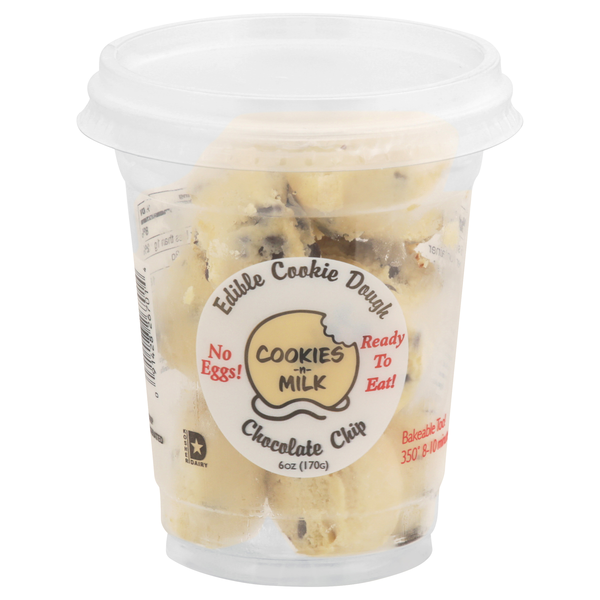 Cookies-n-Milk Edible Chocolate Chip Cookie Dough