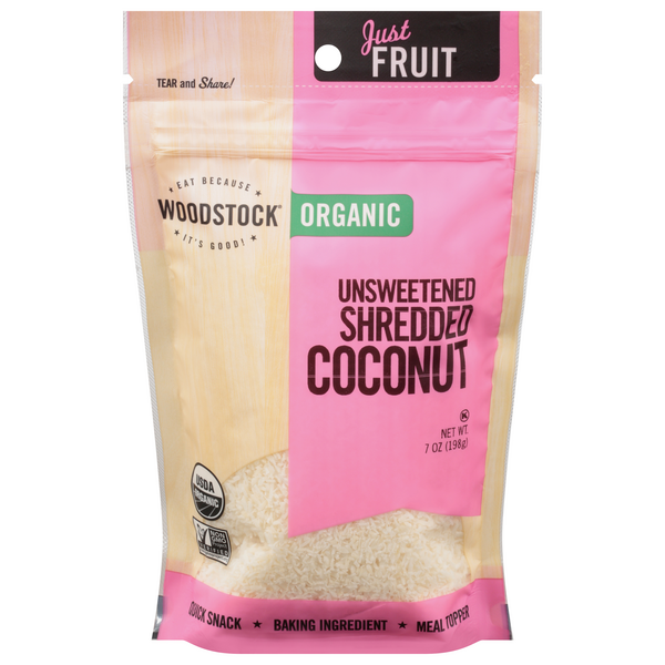 Woodstock Organic Shredded Coconut Unsweetened