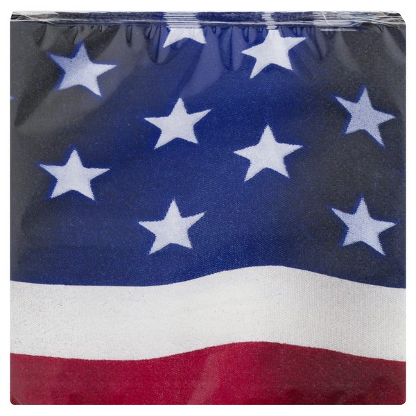 Smart Living Summer Beverage Napkins Patriotic US Flag 2-Ply
