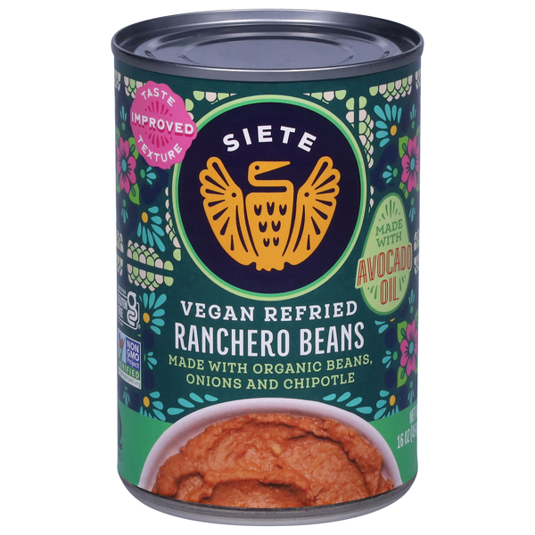 Siete Organic Vegan Refried Ranchero Beans