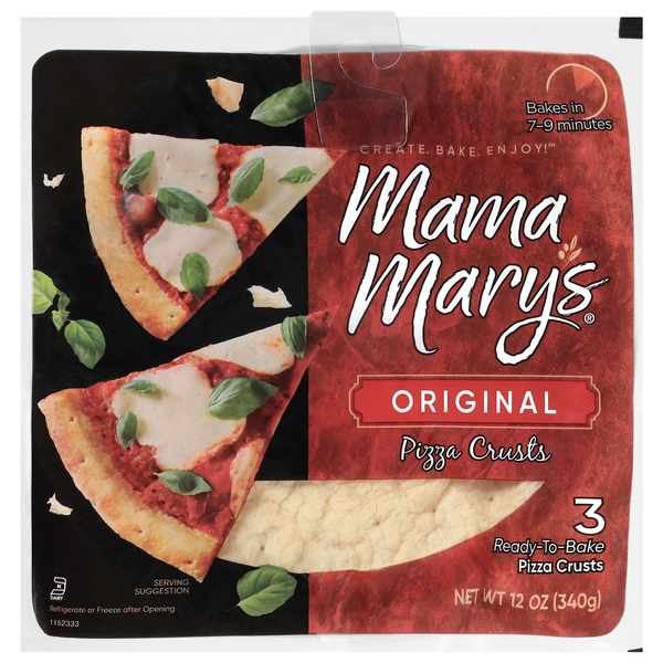 Mama Mary's Original Pizza Crusts - 3 ct