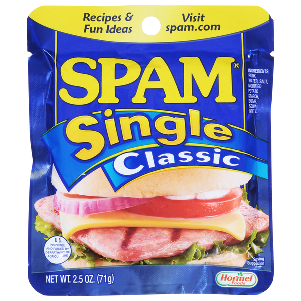 SPAM Single Classic Luncheon Meat
