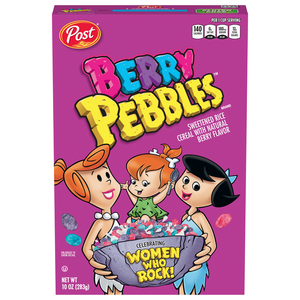 Post Berry Pebbles Gluten Free Women Who Rock Cereal