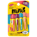 Carmex Lip Balm Moisturizing SPF 15 Assorted Flavors Minis - 4 ct