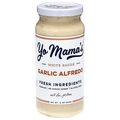 Yo Mama's Keto Gluten Free No Sugar Added Garlic Alfredo Pasta Sauce