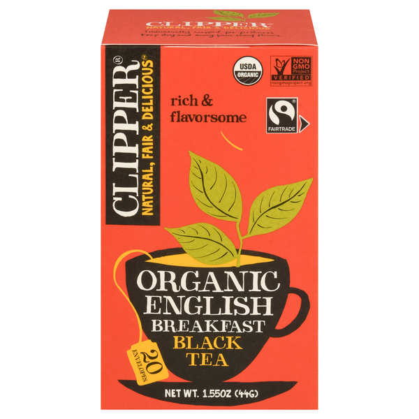 Clipper Organic English Breakfast Black Tea Bags