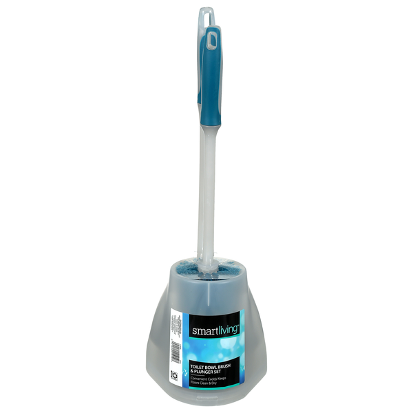 Smart Living Toilet Bowl Brush & Plunger Set