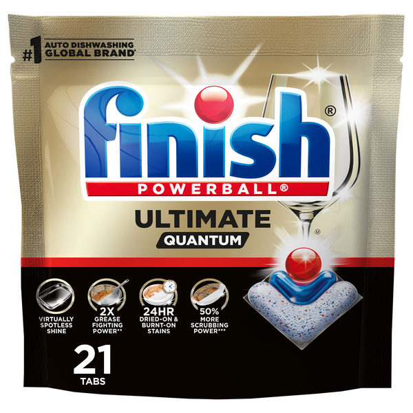 FINISH Powerball Ultimate Dishwasher Detergent Tablets - 21 ct