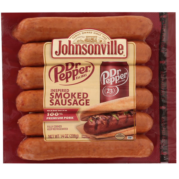 Johnsonville Dr. Pepper Inspired 100% Pork Smoked Sausage