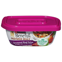 Purina Beneful Prepared Meals Simmered Beef Entree Adult Wet Dog Food