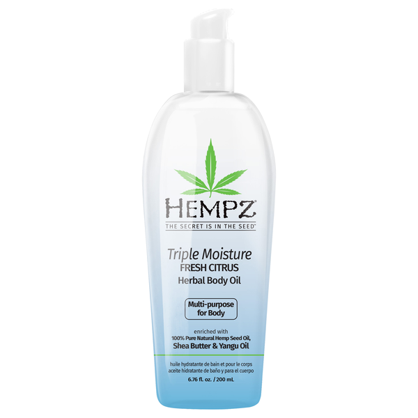Hempz Fresh Citrus Triple Moisture Multi-Purpose Herbal Body Oil