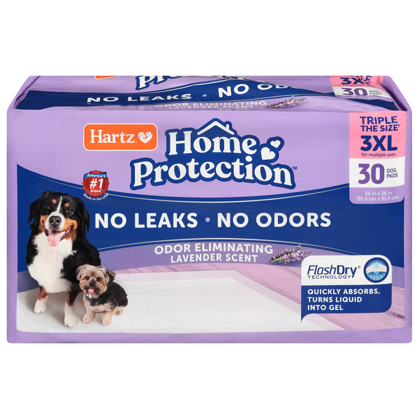 Hartz Home Protection Lavender Scent Odor Eliminating Dog Pads 3XL
