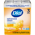 Dial Advanced Clean Gold Antibacterial Deodorant Soap Bar - 3 ct