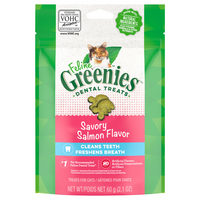 Feline GREENIES Savory Salmon Flavor Dental Cat Treats