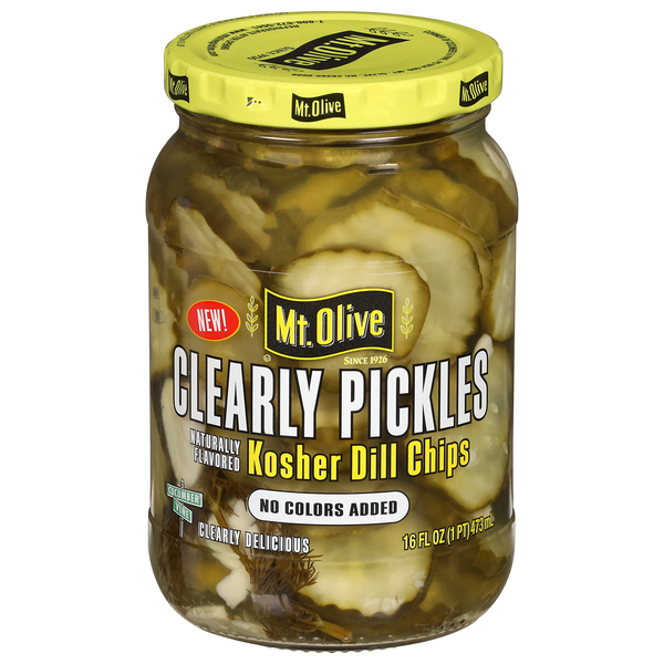Mt. Olive Clearly Pickles Kosher Dill Chips