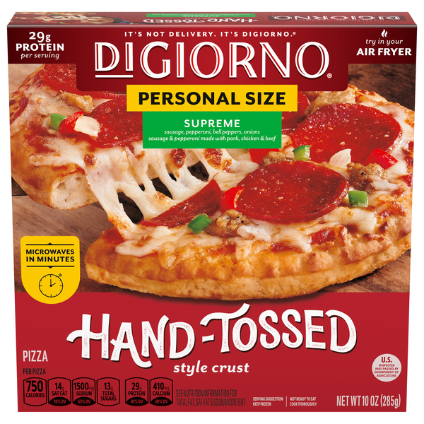 DiGiorno Hand-Tossed Style Crust Supreme Pizza Frozen