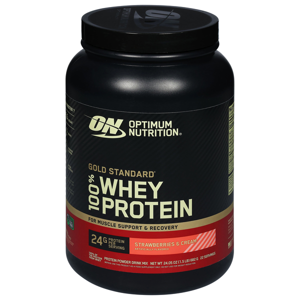 Optimum Nutrition Gold Standard Strawberries & Cream Protein Powder