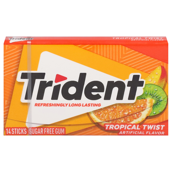 Trident Sugar Free Tropical Twist Gum