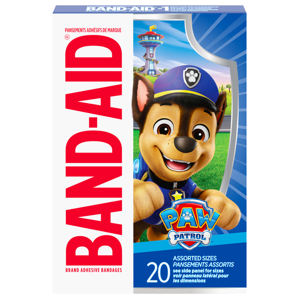 Band-Aid Adhesive Bandages Assorted Sizes Paw Patrol