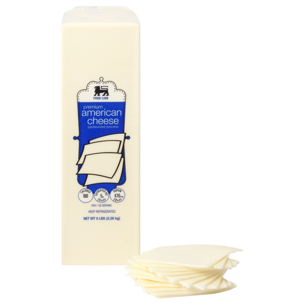 Save on Food Lion Deli American Cheese White (Regular Sliced) Order
