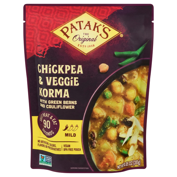 Patak's Mild Chickpea & Veggie Korma