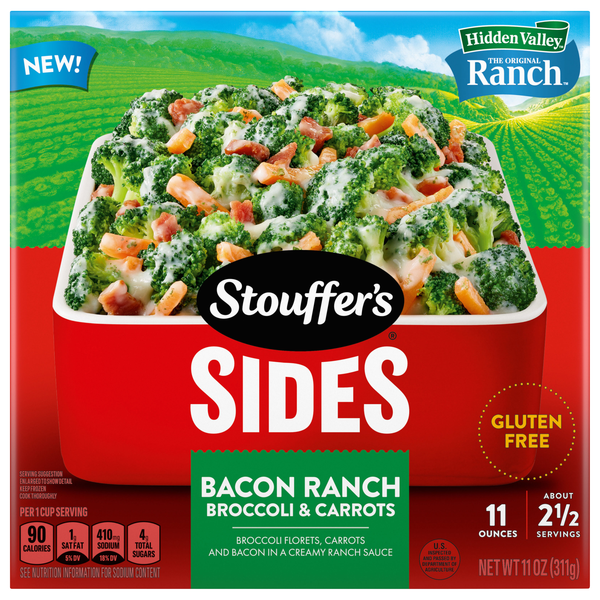 Stouffer's Sides Hidden Valley Bacon Ranch Broccoli & Carrots Frozen