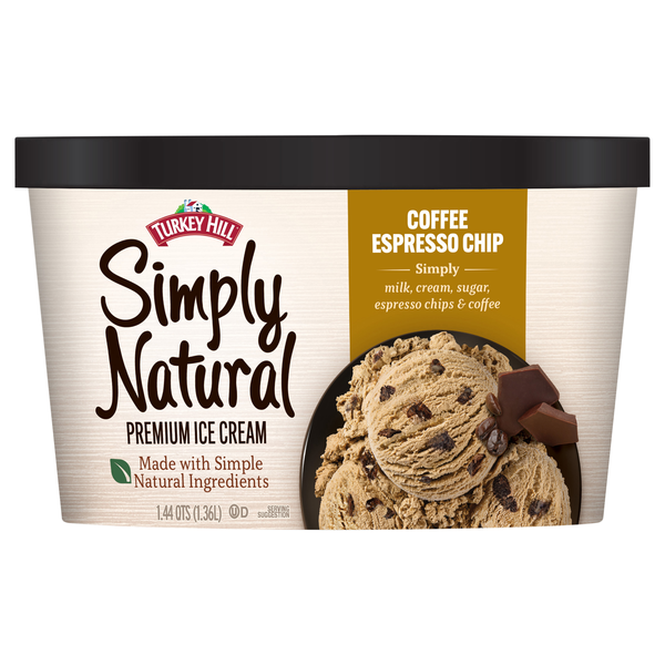 Turkey Hill Simply Natural Coffee Espresso Chip Ice Cream