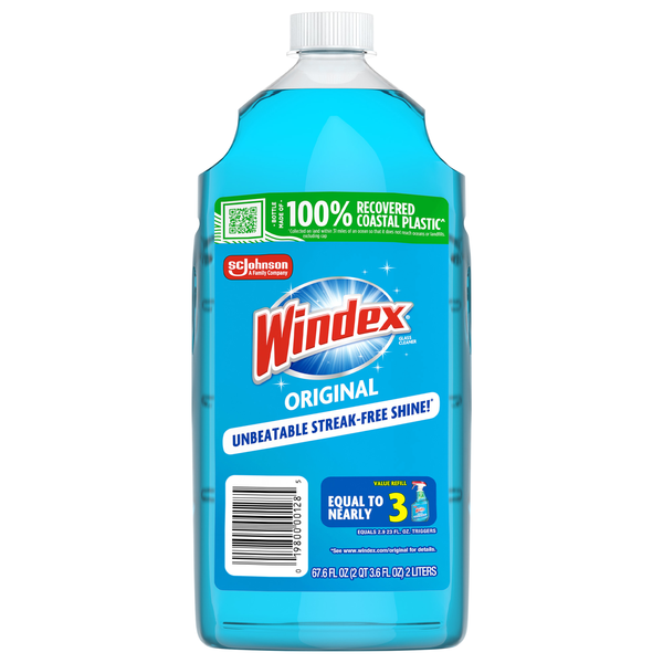 Windex Streak-Free Original Glass Cleaner Value Refill