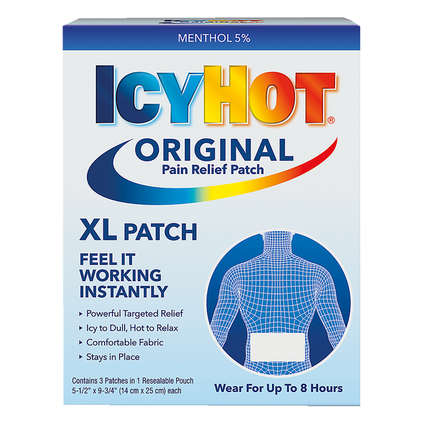 Icy Hot Medicated Patch Arm Neck & Leg and Small Areas Extra Strength