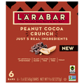 LARABAR Peanut Cocoa Crunch Fruit & Nut Bars - 6 ct