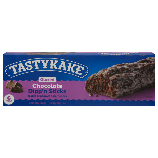 Save on Tastykake Dipp'n Sticks Glazed Chocolate 6 ct Order Online